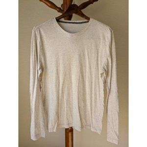 Banana Republic Men's Soft-Wash Long-Sleeve Shirt, Cream / Beige